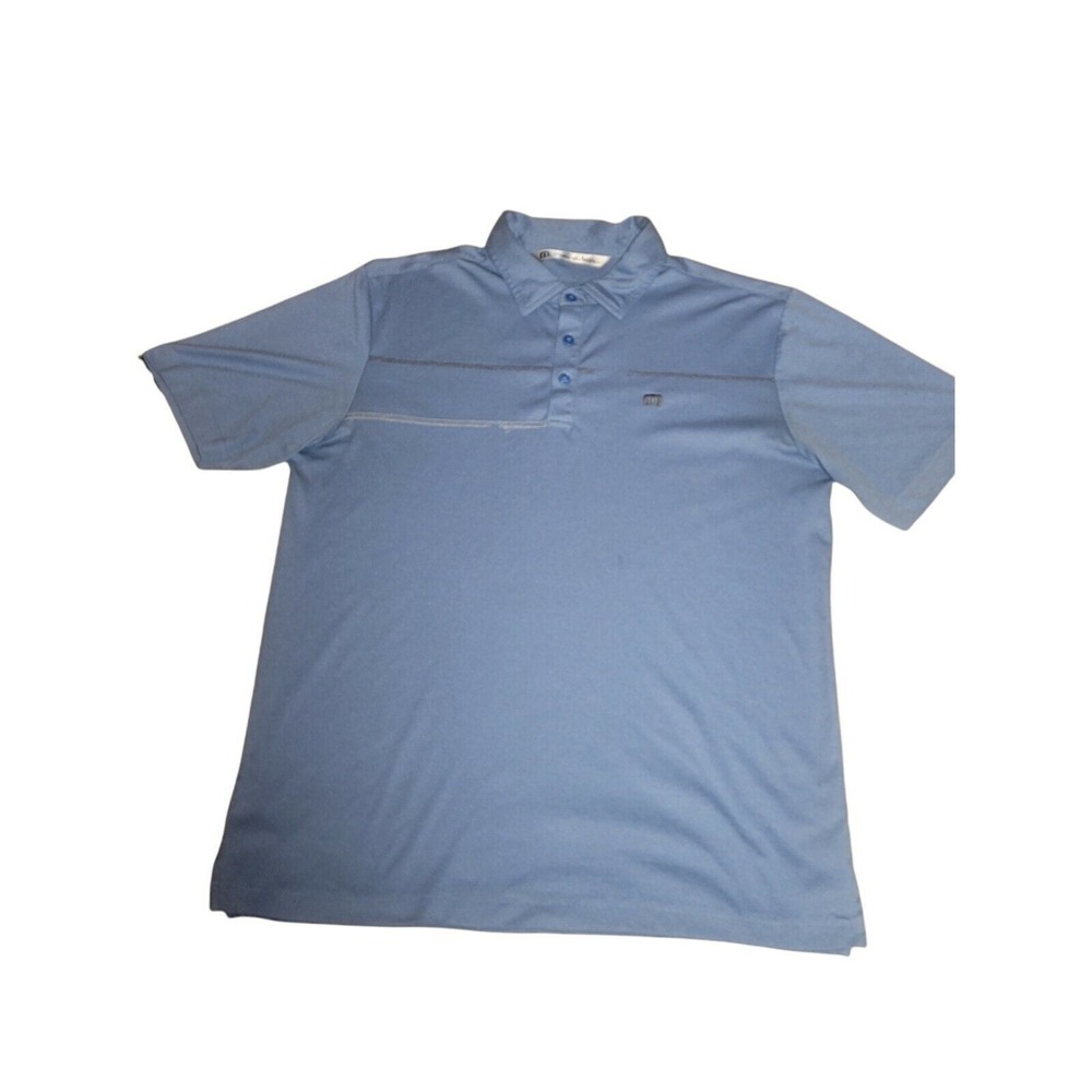 Travis‎ Mathew Mens Large Golf Polo Shirt  BL